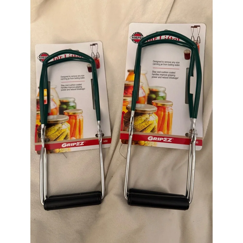 2 pk Norpro GripEZ NEW Canning Jar Lifter